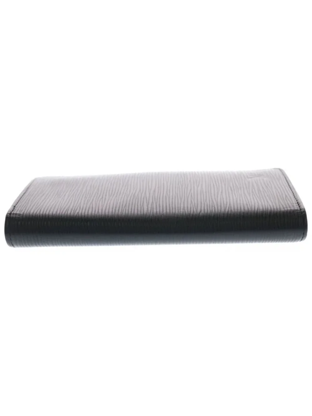 Louis Vuitton Epi Monogram Eclipse Portefeuille Brazza Wallet Card Case Black